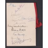 Football memorabilia / autographs, Arsenal FC, V.I.P menu card from the Dinner & Dance held in