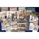 Postcards, a selection of 31 cards of Masonic interest. Includes RPs of masons in ceremonial