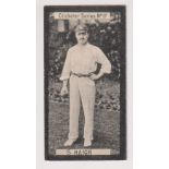 Cigarette card, Wm. Clarke & Son, Cricketer Series, type card, no 17 S. Haigh (very slight ink