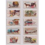 Cigarette cards, USA, Duke's, Vehicles of the World, 10 cards, Aragonian Team, Buckboard, Calicut