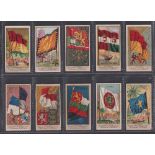 Cigarette cards, USA, Allen & Ginter, Flags of All Nations, Second Series (45/50, missing Malta, San