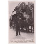 Postcard, London Life, The Policeman, by Beagles No. 2, with horse-tram, pu 1914 (gd/vg)