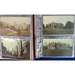 Postcards, Country Houses, a collecton of approx. 225 cards in 3 modern albums, mostly photographic.