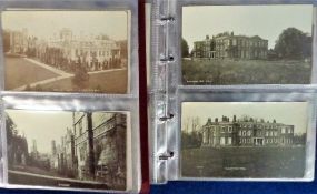 Postcards, Country Houses, a collecton of approx. 225 cards in 3 modern albums, mostly photographic.