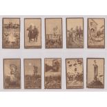 Cigarette cards, Hill's, Fragments from France (Buff) (set, 10 cards) (gd)