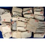 Ephemera, a large quantity of letters dating from the early 1900's through to the early 1920's