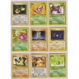 Trade cards, Pokemon cards, a large collection contained in 4 special albums, in part-sets 1990's,