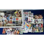 Trade cards, Football, a vast accumulation of Football cards, many different series and issuers with