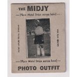 Trade card, Football, The Midjy Photo Outfit, type card, Sammy Cox, Glasgow Rangers & Scotland,