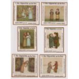 Cigarette cards, USA, Allen & Ginter, 6 'L' size Advertising cards for Pet Cigarettes, all with