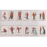 Cigarette cards, Faulkner's, Military Terms, 2nd Series (set, 12 cards) (2 with slight marks to