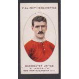 Cigarette card, Smith's, Football Club Records (1917), type card, no 34 Meredith, Manchester Utd (