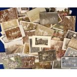 Postcards, Hop Picking, a detailed collection of approx. 123 cards in Kent with many RPs showing