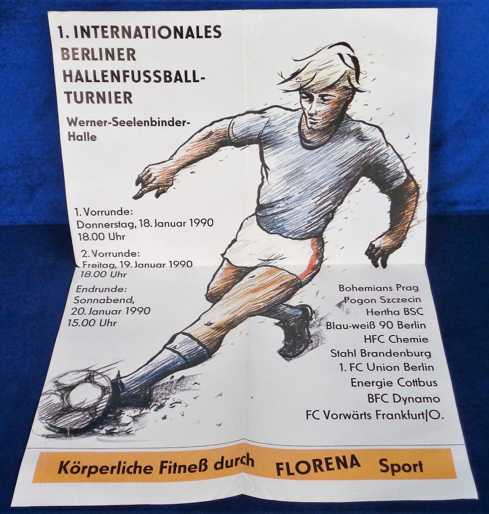 Football memorabilia, East & West German selection, 20+ items, 1950's onwards inc. programmes, - Image 3 of 3