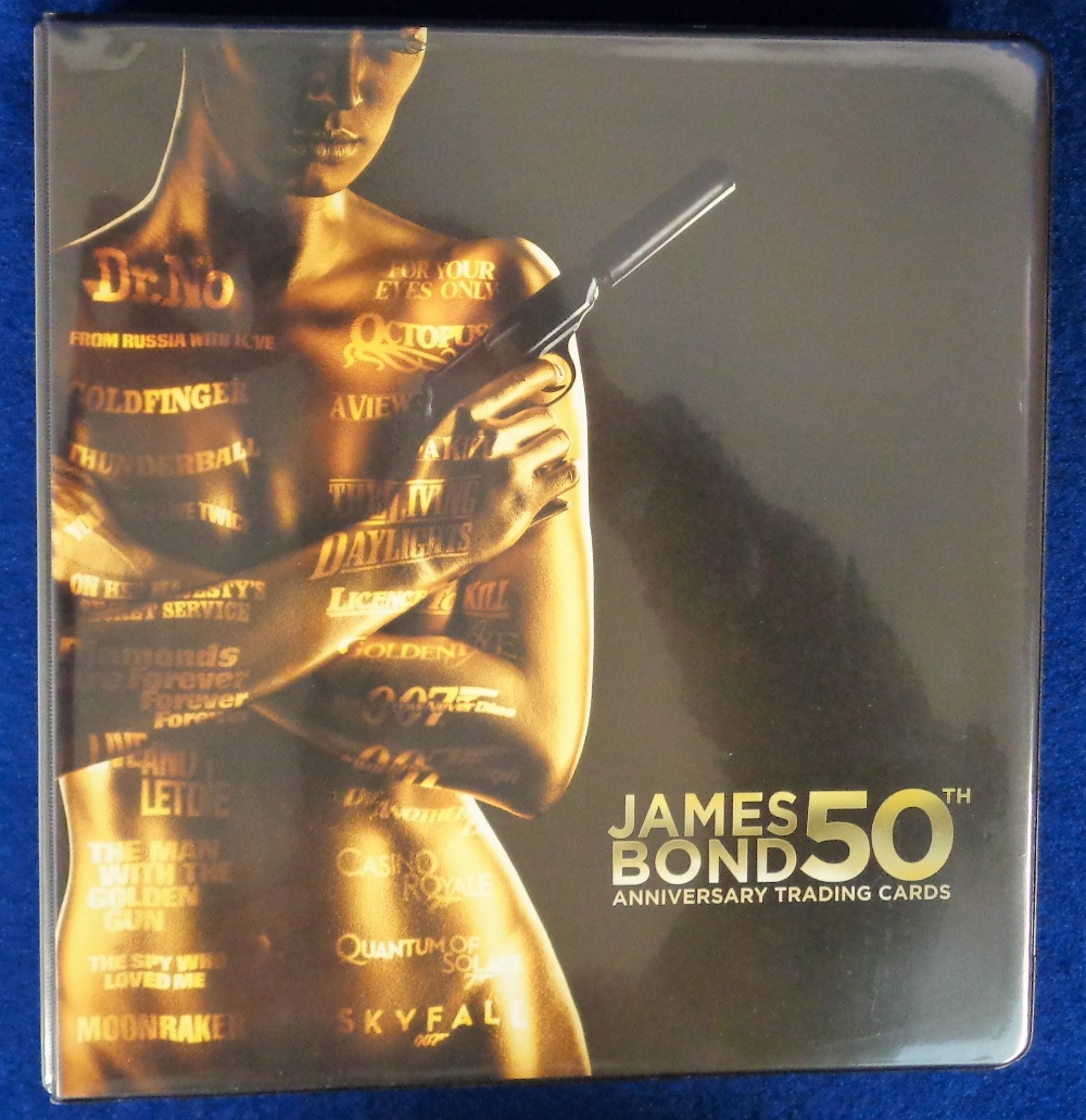 James Bond, 50th Anniversary Trading Cards Gold Cards (set of 198), Skyfall silhouette (4), Gold