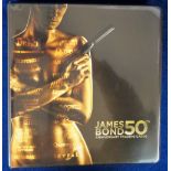 James Bond, 50th Anniversary Trading Cards Gold Cards (set of 198), Skyfall silhouette (4), Gold