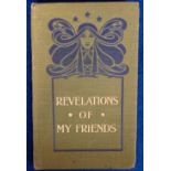 Ephemera, book 'Revelations Of My Friends' a small, rare, Victorian book of consequences with some