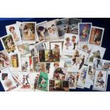 Postcards, Comic, a Fred Spurgin selection of approx. 60 cards. Themes include seaside, day