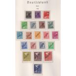 Stamps, Collection of mint German stamps, 1979-2001 with extra pages to 2003, housed in 3 blue