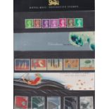 Stamps, Collection of GB decimal presentation packs, 1992-1999. 85+