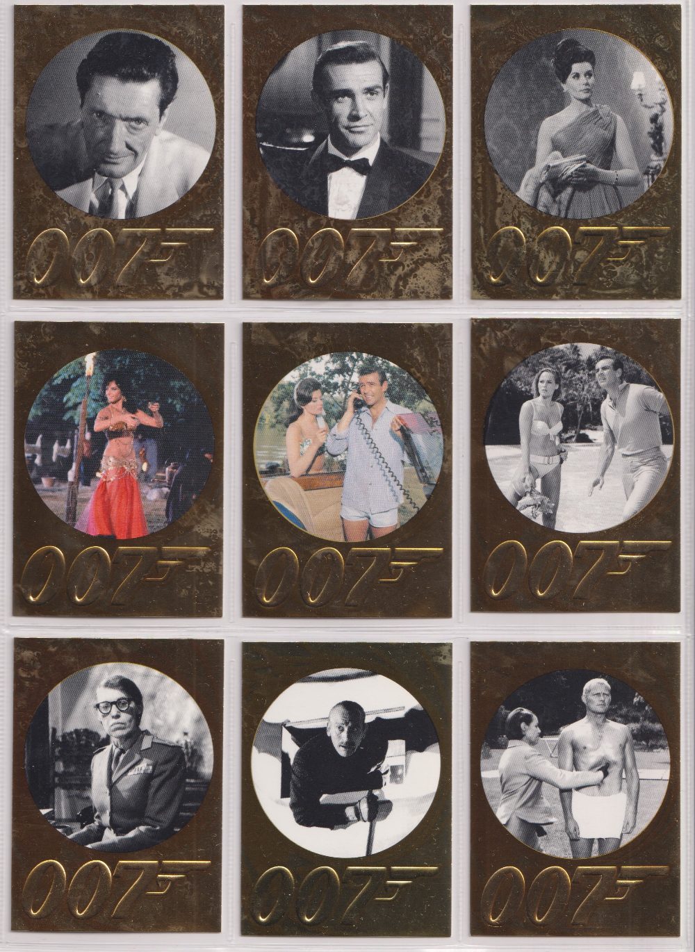 James Bond, 50th Anniversary Trading Cards Gold Cards (set of 198), Skyfall silhouette (4), Gold - Image 37 of 37
