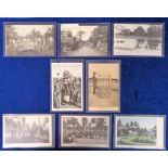 Postcards, a selection of 8 German East Africa cards, inc. an RP showing a group of soldiers with