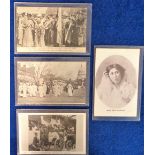 Postcards, Suffragette, a collection of 4 cards inc. printed parade in Pennsylvania Ave 1913