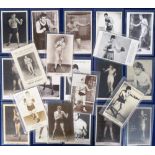 Postcards, Boxing, a boxing selection of 21 cards, inc. RPs of Tom Heeney, La Barba, Harry 'Kid'