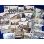 Postcards, Essex, a selection of approx. 38 cards with RPs of High St Level Crossing Grays,