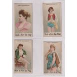 Cigarette cards, USA, Moore & Calvi Actresses 'RAEMA', (Hard a Port brand issue), 'L' size, 15