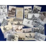 Postcards, Aviation, a selection of 21 cards of pilots mostly with their aircraft. RPs of pilots
