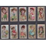 Cigarette cards, USA, Duke's, Fishers & Fish (40/50) (6 fair, rest gd) (40)