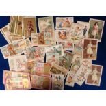 Trade cards, France, a collection of 65+ early advertising cards, various issuers & subjects