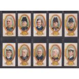 Cigarette cards, Player's, England's Naval Heroes (Descriptive, Wide) (set, 25 cards) (gd)
