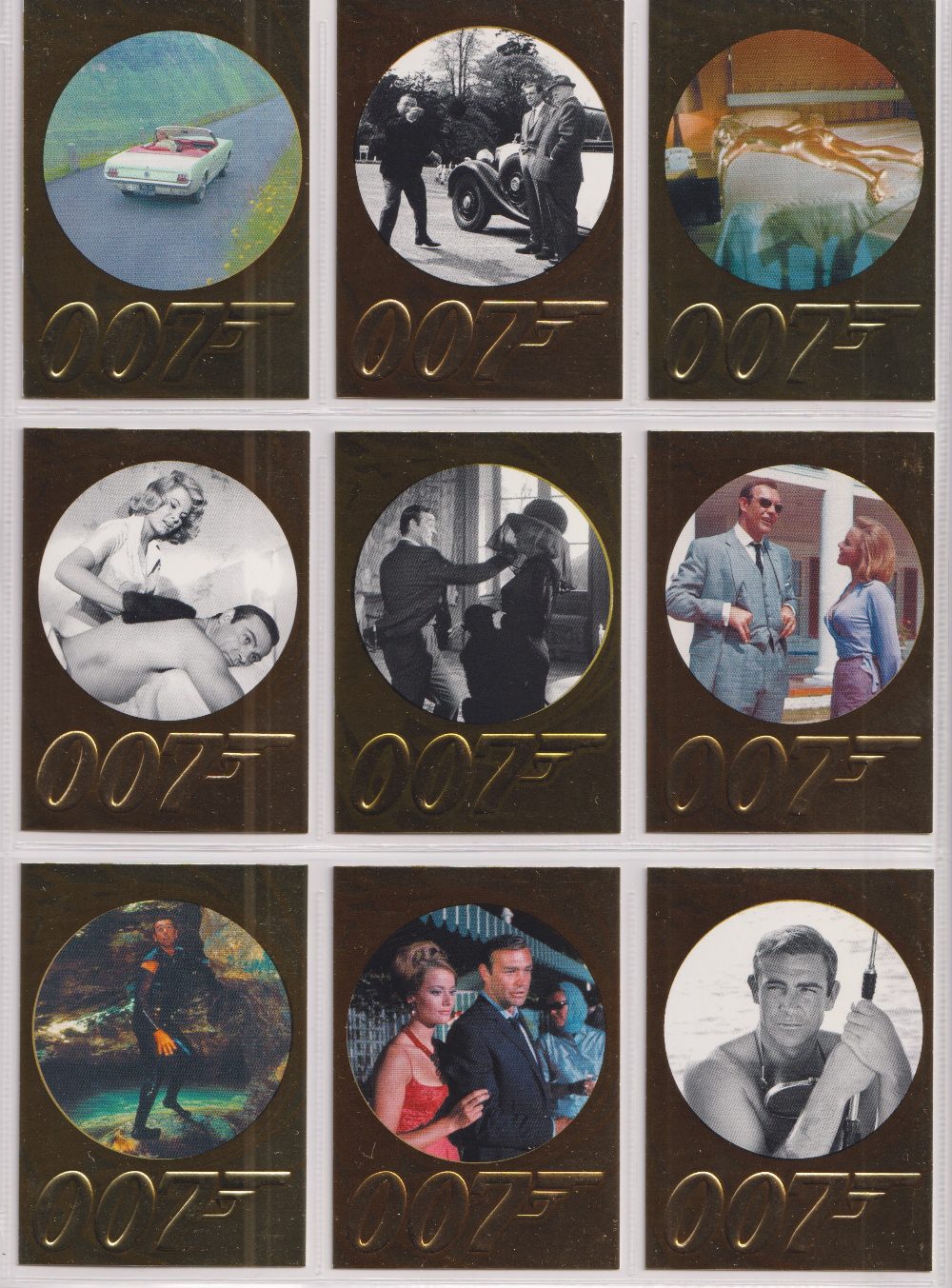 James Bond, 50th Anniversary Trading Cards Gold Cards (set of 198), Skyfall silhouette (4), Gold - Image 3 of 37