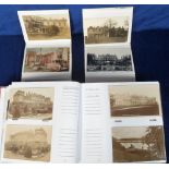 Postcards, a collection in 3 albums of approx. 475 cards inc. 250 Country Houses (many RPs) inc.