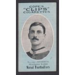 Cigarette card, Cope's, Noted Footballers (Clips, 282 subjects), type card, no 125, Meredith