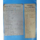 Ephemera, Rail, 1880s onwards to include luggage labels (500+ some duplication), invoices, cheque,