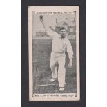 Cigarette card, Gabriel, Cricketers Series, type card, no 18 Mr. S.M.J. Woods, Somerset (gd) (1)