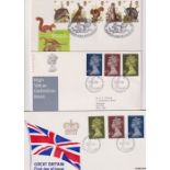 Stamps, Collection of GB First day covers 1961-1983, including high values, housed in 5 albums and