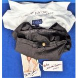 Autographs, Anita Dobson, signed photograph, Ralph Lauren blouse Roccobarocco skirt and luggage