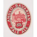 Beer label, Anglo-Bavarian Brewery, Shepton Mallet, a lovely Pale Ale, vertical oval, approx 91mm