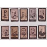 Cigarette cards, Kinnear, Royalty, (set, 13 cards) (fair, edge knocks)