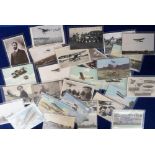 Postcards, Aviation, an early aviation selection of 27 cards, with RPs of Daily Mail Waterplane tour