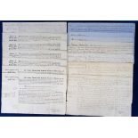 Copyhold Documents, Penruddock, Cumberland, a collection of 21 paper documents 1819-1886 being