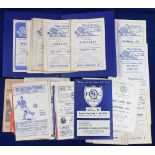 Football programmes, Millwall, home & away programmes, 1959/60, 60 programmes, homes (33)