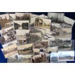 Postcards, Northamptonshire, a collection of approx. 40 cards, with RPs of Towcester (3) inc.
