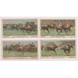 Cigarette cards, Boguslavsky, Big Events on the Turf, 'P' size, (set, 12 cards) (most with sl