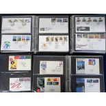 Stamps, Collection of GB first day covers 1957-1997 housed in 3 collectors albums. 230 covers