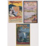 Postcards, Rail, a fine set of 6 Furness Railway poster ads, published by Tuck 'For the Furness